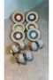 New Si̇de Arni̇ 6-Piece Hand-Painted Porcelain Coffee Cup Set - 2