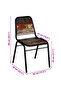 Dining Chairs 2 pcs Solid Reclaimed Wood - 3