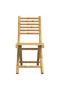 Folding Garden Chairs 4 pcs 43x54x88 cm Bamboo - 4