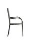 Stackable Outdoor Chairs 2 pcs Grey Poly Rattan - 4