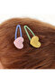 Pastel Heart Double Hair Clips – with Colorful Options - 2 - 4