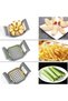 Vegetable & Fruit Slicer Set – 3 Interchangeable Cutting Shapes, Compact & Efficient - 4