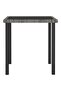 3 Piece Garden Dining Set Poly Rattan Grey - 2
