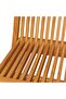 Garden Chairs with Light Blue Cushions 2 pcs Solid Teak Wood - 5