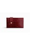 Elisa Model Burgundy Women's Wallet Card Holder