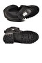 Black Nubuck Fleece-Lined Zippered Women's Heeled Boots - 5