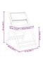 Folding Bistro Chairs 2 pcs with Cushions Bamboo - 3