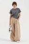 Women's Front Accessory Detail Design Short Sleeve Tshirt - 4