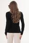 Women's Boat Neck Blouse with Gathered Side Detail 260276 - 265075 - 5