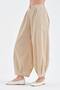 Women's Belt I Elastic Balloon Fit Design Trousers - 2