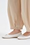 Women's Belt I Elastic Balloon Fit Design Trousers - 6