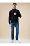Textured Mock Neck Regular Fit Zipper Sweatshirt - 5