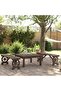 Garden Benches 2 pcs Solid Wood Fir
