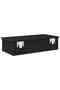 Wall Shelf with Drawers Black 60x28x15 cm Engineered Wood - 5
