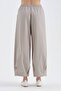 Women's Belt I Elastic Balloon Fit Design Trousers - 4
