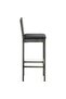 Garden Bar Stools with Cushions 2 pcs Grey Poly Rattan - 5
