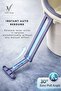 Viewstar Spin Mop Set with Wheels – Stainless Steel Handle, 2 Microfiber Heads, 7 Brushes, 6L Bucke - 2