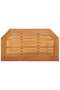 Bistro Table 90x50x75 cm Solid Acacia Wood - 6