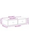 Wall Shelf with Drawers Black 60x28x15 cm Engineered Wood - 3