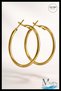 3 Size Hoop Earring Set |   Stainless Steel |   16-25-35 mm Inner Diameter |   Women's Steel Earrings - 3
