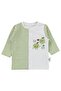 Green Apple Scented Open-Front 1-6 Month Pajama Set - Ecru - 2