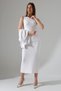 Women's Crew Neck Zero Sleeve Knitwear Top – Basic Stylish Summer Knitwear Blouse - 2