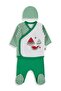 Watermelon Scented 5-Piece 0-3 Month Bodysuit Sets - Ecru - 4