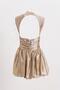 Parlak Balon Mini Elbise - 2