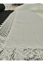 Safir Model Eyelet Embroidery Luxury Tablecloth (Delivery in Boxed Condition) - 3