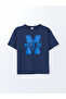 Lcw Kids Indigo Crew Neck Boys T-Shirt