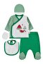 Watermelon Scented 5-Piece 0-3 Month Bodysuit Sets - Ecru