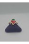 Strawberry Figured Steel Children's Ring with Colorful Enamel Embroidery, Yellow Gold Color Plated, Adjustable Size - 7