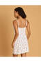 Women White Printed Padded Babydoll - 3
