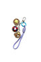 3D Printed Mini Pancake Clicker Keychain Set - Mechanical Switch Sensory Gadget & Premium Lanyard De