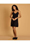 Women Black Printed Padded Babydoll - 2