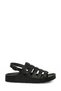 167208.Z6Fx Black Women's Flat Shoes Sandals