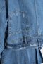 Yıpratmalı Denim Mont - 6