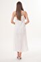 Women's Rope Strap a Lined Muslin Long Dress 260008 - - 5