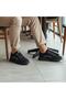 Freemarka 2910 black fuzzy Linen sports shoes - 2