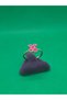 Cherry Steel Children's Ring with Colorful Enamel Embroidery, Yellow Gold Color Plated, Adjustable Size - 6