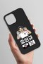 iPhone 13 Pro Max Compatible Hyeongyu Oh Black Silicone Licensed Phone Case - 3