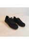 4189 Black Lace-Up Fuspet Sports Shoes - 5