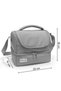 Kids Pastel Colored Butterfly Patterned Thermo Two-Layer Nutrition Box Bag I 37203 - 5