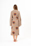 100% Organic Cotton Moon Pattern Printed Muslin Kimono Kaftan, Bathrobe, Dressing Gown - 5