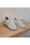 4027 Tx White Lace-Up Sports Shoes - 3