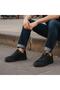 4189 Black Lace-Up Fuspet Sports Shoes - 2