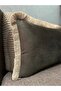 Imported İ Silk a Velvet Ci Brown Color Pü Tasseled Irlent Kilifi 30X50 - 6