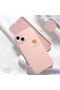 iPhone 15 Plus Compatible Plain Style Heart Printed Liquid Silicone Case, Soft Edge, Anti-Fingerprint