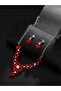 2-Piece Embellished Rhinestone Necklace and Earrings Jewelry Set - 5