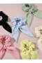 Pack of 6 - Pastel Hair Ties with Ribbon - 5
